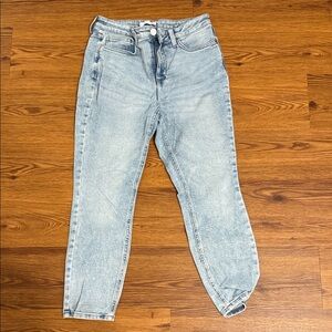 LC Lauren Conrad Light Wash Ankle Jeans